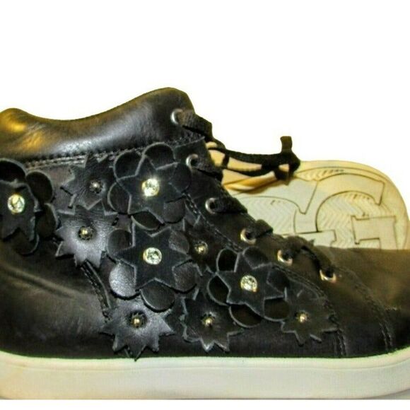 Ugg sz 5 Floral Rhinestone Sneakers - Picture 2 of 7